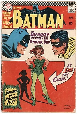 Buy Batman #181 (DC, 6/1966) 1st Poison Ivy; With Pin-Up By Infantino & Anderson • 320.60£