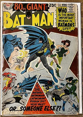 Buy BATMAN 208 Vintage 80 PAGE GIANT 1969 BATWOMAN POISON IVY BATGIRL CATWOMAN Rare • 27.71£