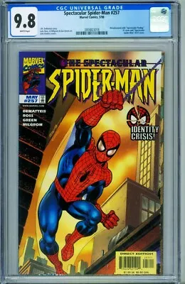 Buy SPECTACULAR SPIDER-MAN #257 CGC 9.8-MARVEL-comic Book 3804823018 • 139.92£