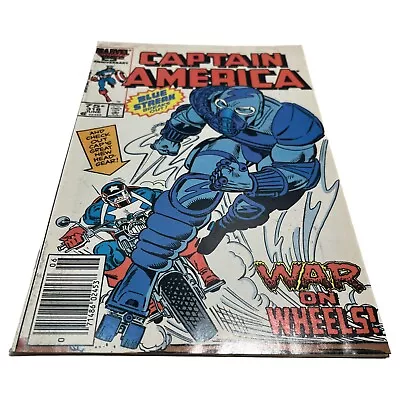 Buy Captain America, Vol. 1 #318 (1986) GD/VG Newsstand 🔑 Death Of Blue Streak • 3.16£