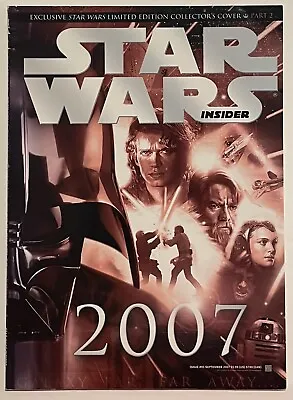 Buy Star Wars Insider #95 Limited Edition Collector's Cover, 1st Ahsoka App, 2007 • 71.15£