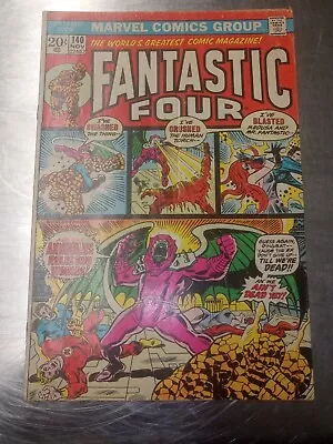 Buy Fantastic Four #140 Origin Of Annihilus! Marvel 1973 • 7.99£