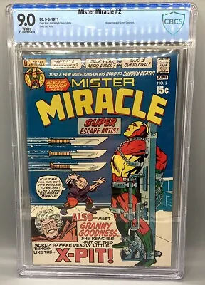 Buy Mister Miracle #2 - DC - 1971 - CBCS 9.0 - 1st App Of Granny Goodness • 173.93£