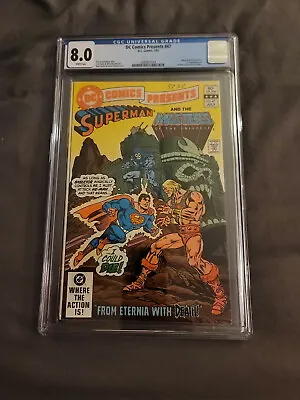 Buy Dc Presents #47 Cgc 8.0. White Pages! 1st Appearances Of He-man And Skeletor! • 159.90£