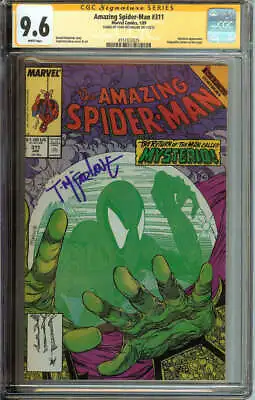 Buy Amazing Spider-man #311 Cgc 9.6 White Pages // Signed By Todd Mcfarlane • 263.84£