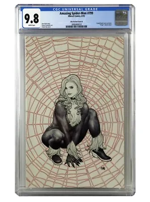Buy Amazing Spider-Man #799 Virgin Sketch Variant CGC Graded 9.8 Frank Cho Exclusive • 78.80£