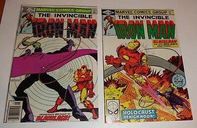 Buy Iron-man #146,147 Ist Blacklash 9.0's  1981 • 16.68£