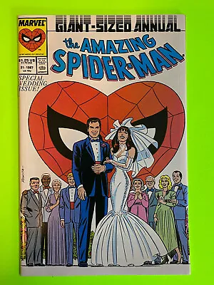 Buy Amazing Spider-man Annual #21 (marvel 1987) Mary Jane Wedding | Nm 9.4   • 26.09£