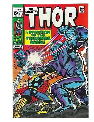 Buy Mighty Thor #170 1969 VF+ Or Better Beauty! Thermal Man!  Combine Shipping • 39.52£
