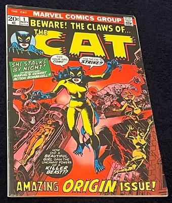 Buy Beware The Claws Of The Cat #1 (Nov 1972) ✨ Marvel Comics Comic Book • 35.98£