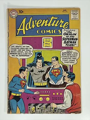 Buy Adventure Comics  275  Origin Of The Batman/Superman Team  1960  KEY • 68.05£