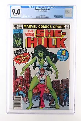 Buy Savage She-Hulk #1 - Marvel Comics 1980 CGC 9.0 Origin 1st She Hulk Newsstand • 90.68£