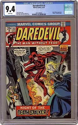 Buy Daredevil #115 CGC 9.4 1974 2031438003 • 391.61£