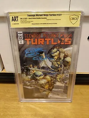 Buy Teenage Mutant Ninja Turtles #127 CBCS NOT CGC ART SKETCH SIGNED REMARK EASTMAN • 137.96£