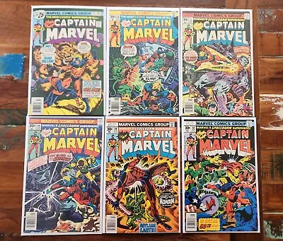 Buy Lot Of 6 - Captain Marvel #s 45 46 47 48 49 50 • 23.71£