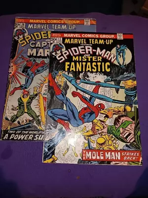Buy MARVEL TEAM-UP  Featuring Spider-Man Mister Fantastic & Captain Marvel  #16, 17 • 17.61£