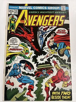 Buy Avengers #111 Black Widow Joins The Avengers MARVEL 1973 VF/FN Hot Key!! • 22.38£