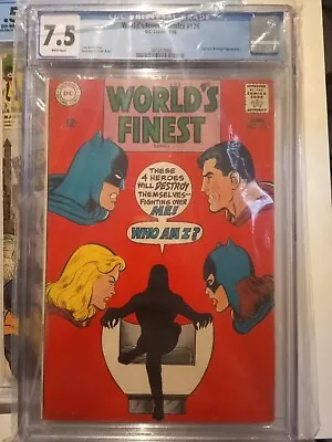 Buy World’s Finest # 176 CGC 7.5 Batman Superman 1968 • 100£