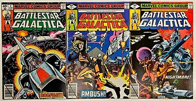 Buy Marvel Comic Bronze Age Battlestar Galactica Key 3 Issue Lot 4 5 6 High Grade FN • 0.99£