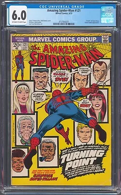 Buy Amazing Spider-Man #121 CGC 6.0 Death Of Gwen Stacy 1973 Marvel Comics • 302.08£
