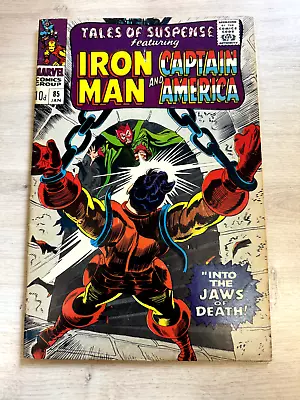 Buy Marvel Comics, Tales Of Suspense #85 Iron Man And Captain America, Vf- 7.5 • 35£