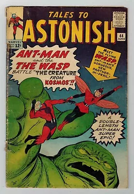 Buy TALES TO ASTONISH # 44 - (MARVEL 1963) 1st APPEARANCE OF THE WASP - G/VG 3.0 KEY • 197.94£