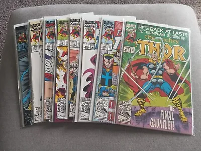 Buy Lot Of 8 Mighty Thor #450 451 452-357 1st Bloodaxe Sif Mephisto Odin Dr. Strange • 16.05£