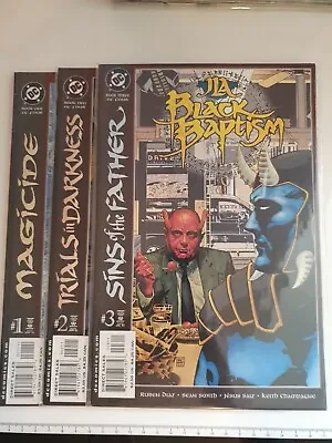 Buy DC Comics - JLA Black Baptism - Books 1, 2 And 3 (of 4) - All VFN - Bag & Board • 7.95£