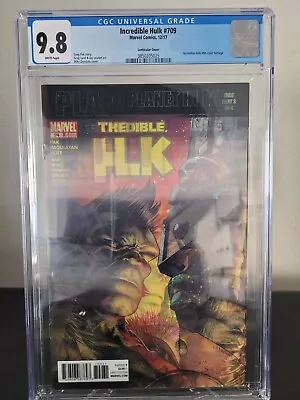 Buy Incredible Hulk #709 Cgc 9.8 Graded White Pages Marvel Lenticular #94 Homage • 50.66£