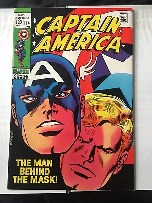Buy Marvel Captain America No 114  Silver Age 12c Issue • 30£