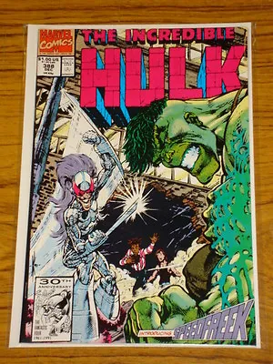 Buy Incredible Hulk #388 Vol1 Marvel Comic Keown Aids Story December 1991 • 2.99£