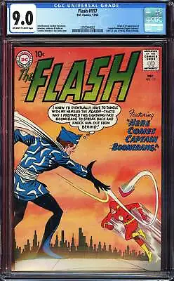 Buy Flash #117 CGC 9.0 Off-White To White Pages L@@K! • 4,080.56£