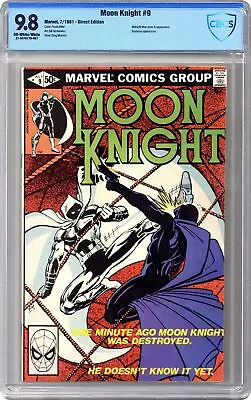 Buy Moon Knight #9 CBCS 9.8 1981 21-347B179-007 • 53.64£