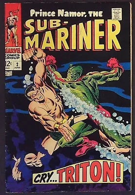 Buy SUB-MARINER #2 (1968) - Panel Cut Out Of Letters - Back Issue • 19.99£