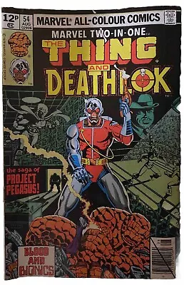 Buy Marvel Two In One #54 The Thing And Deathlock 1979 • 15£