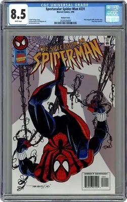 Buy Spectacular Spider-Man #231, CGC 8.5 VF+, Rare Camelot Music Cover Variant • 68.05£