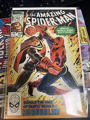 Buy The Amazing Spider-Man #250 Marvel Comics 1983 With Bag And Board • 20.30£