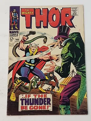 Buy The Mighty Thor 146 Origin Of The Inhumans Jack Kirby Stan Lee Silver Age 1967 • 48.18£