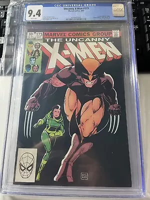 Buy Uncanny X-Men #173 CGC 9.4 1983 Wolverine Cover • 47.11£