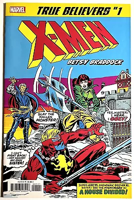 Buy X-Men Betsy Braddock Captain Britain 8 10 Reprint 2019 True Believers 1 NM • 11.07£