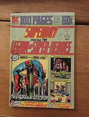 Buy DC 100 Pages, #202 Superboy Starring The Legion Of Superheroes 1974 • 3£