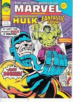 Buy Mighty World Of Marvel (MWOM), #319, 1978, Hulk, Fantastic Four • 2.30£