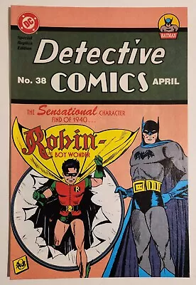 Buy Detective Comics #38 Special Replica Edition (1995, DC) FN+ 1st App Robin • 5£