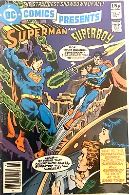 Buy Dc Comics Presents # 14. Superman & Superboy.  October 1979.  Vg/fn 5.0 • 4.99£