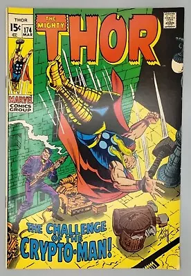 Buy Thor #174 (March, 1970) The Challenge Of The Crypto-Man! Stan Lee & Jack Kirby!  • 27.67£
