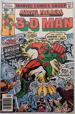 Buy Marvel Premiere Featuring 3D Man Issues 35 - 37 Marvel Comics Key Issue • 14.95£