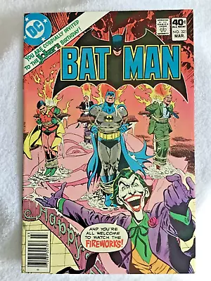 Buy Batman #321 Comic Book DC Pennyworth Joker Birthday Cover Newsstand 1980 • 27.62£