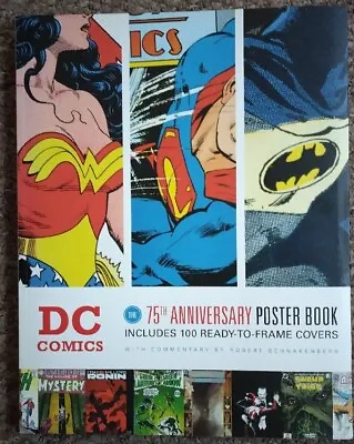 Buy 75th Anniversary Of Dc Comics Poster Book - Large Format - Excellent • 19£