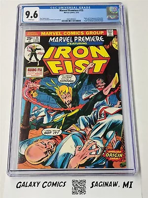 Buy Marvel Premiere #15 - CGC 9.6 - 1st Appearance Iron Fist - Michalke Collection • 1,668.12£
