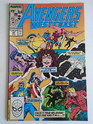 Buy Marvel Comics: Avengers West Coast - Vol. 2, No. 49 - October 1989 • 5£